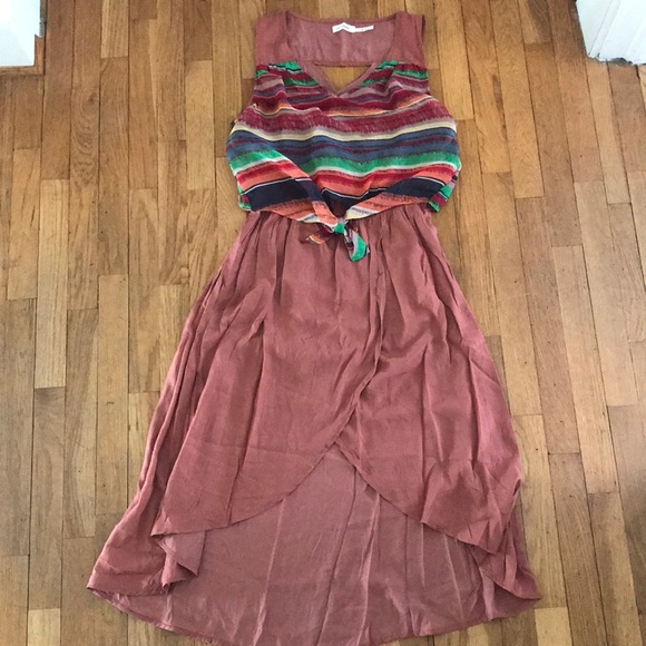 Aztec Blu Pepper mid length dress - Picture 2 of 6